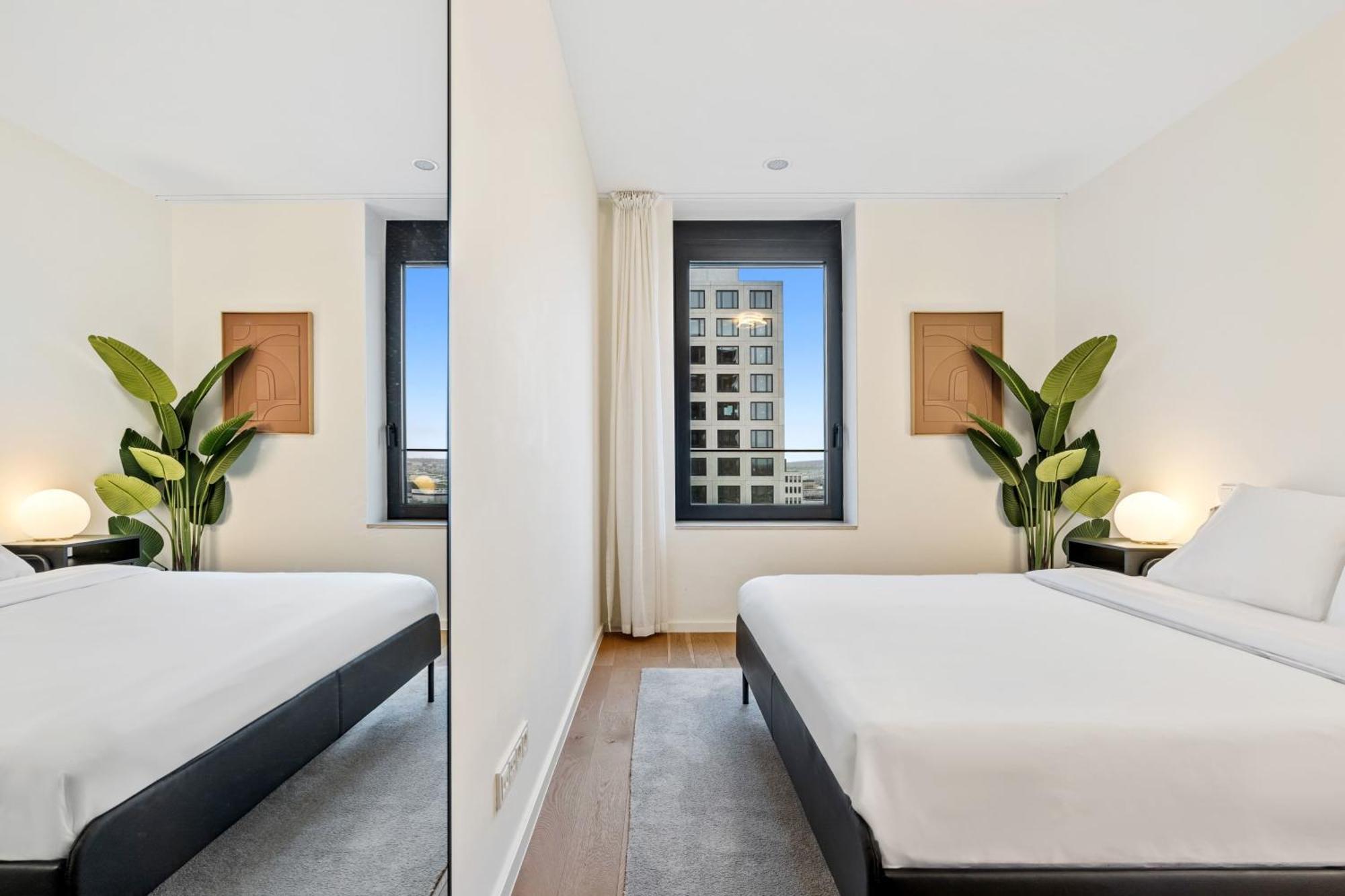 לוקסמבורג Modern 2BR Apartment with Pool & City Views מראה חיצוני תמונה